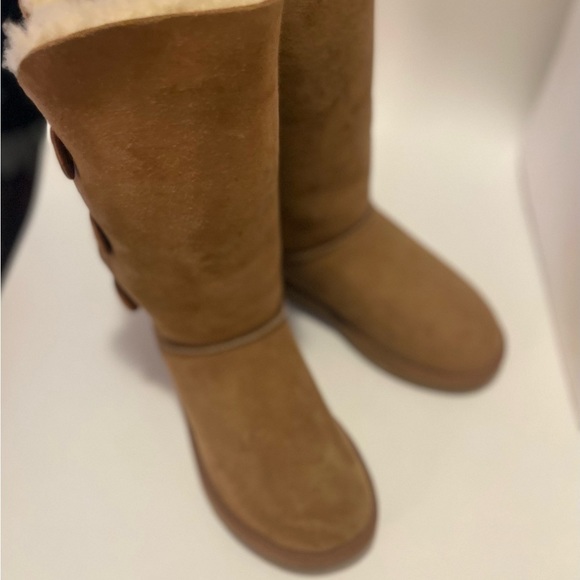 RIVERLAND Suede & Wool Sherpa Boots NWT - Picture 9 of 10